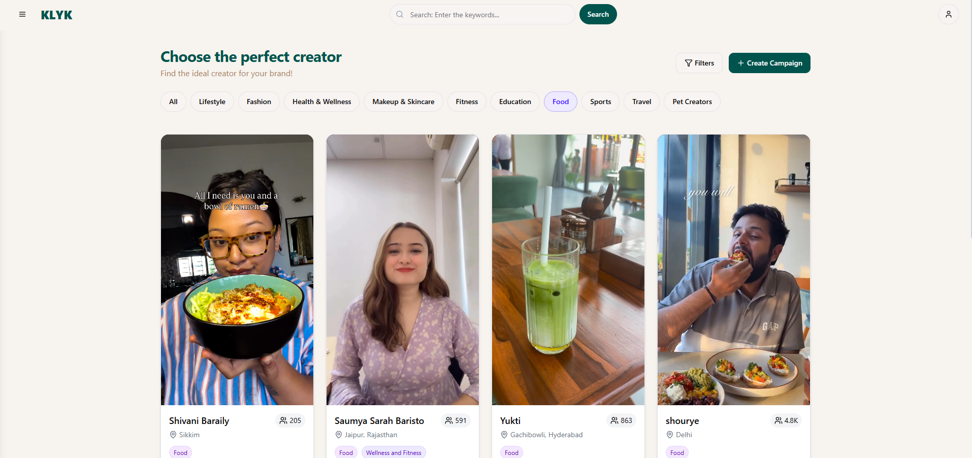 Creator Dashboard Platform preview